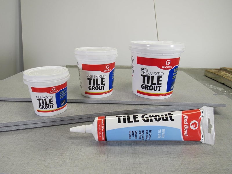 Red Devil 0422 Pre-Mixed Tile Grout, 1/2 Pint, White - Easy to Use, Stain and Water Resistant - Image 3